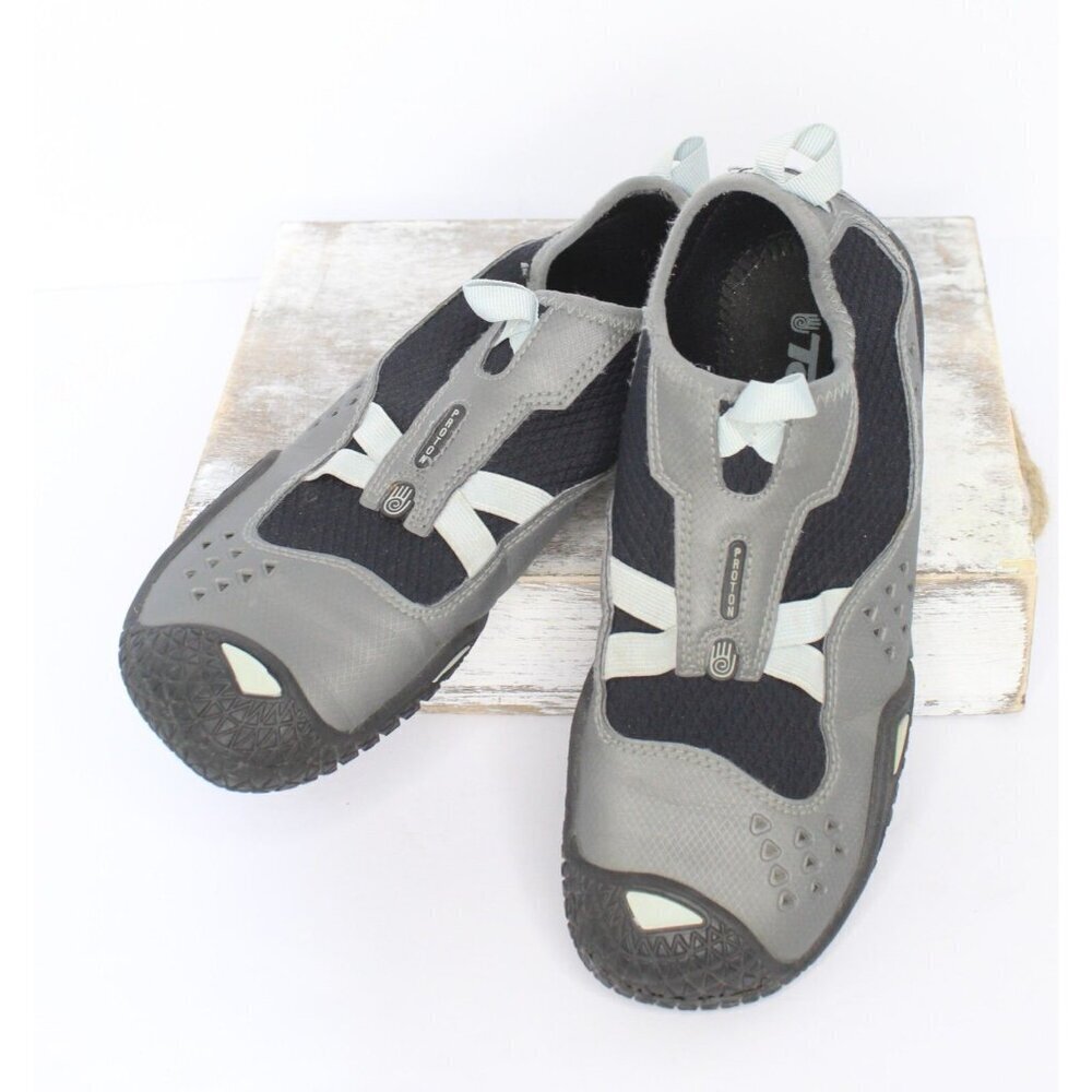 Teva Proton Women's 8 Water Shoes, Gray‎ Black, Slip On, Anti-slip, Water Sports